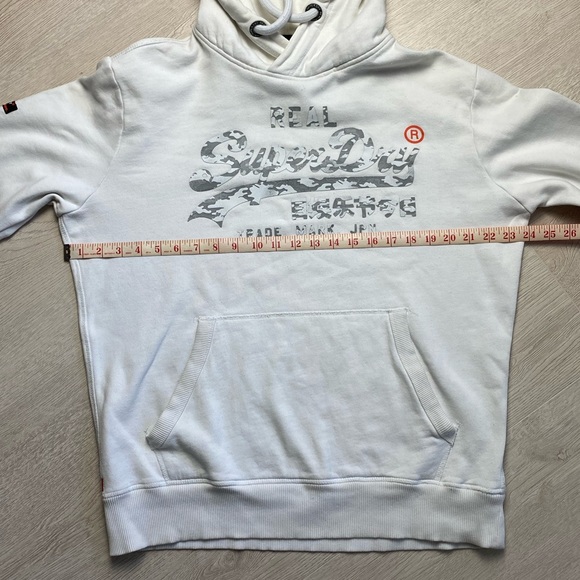 SuperDry Hoodie White - Picture 10 of 13